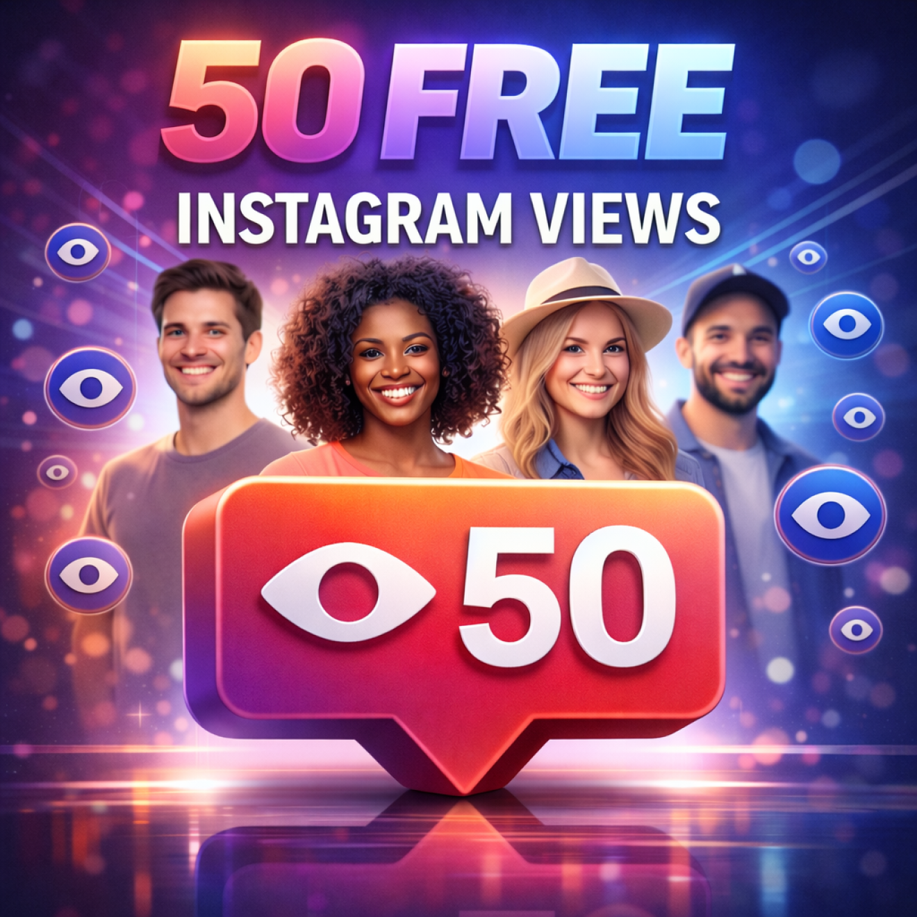 50 Instagram Views gratis