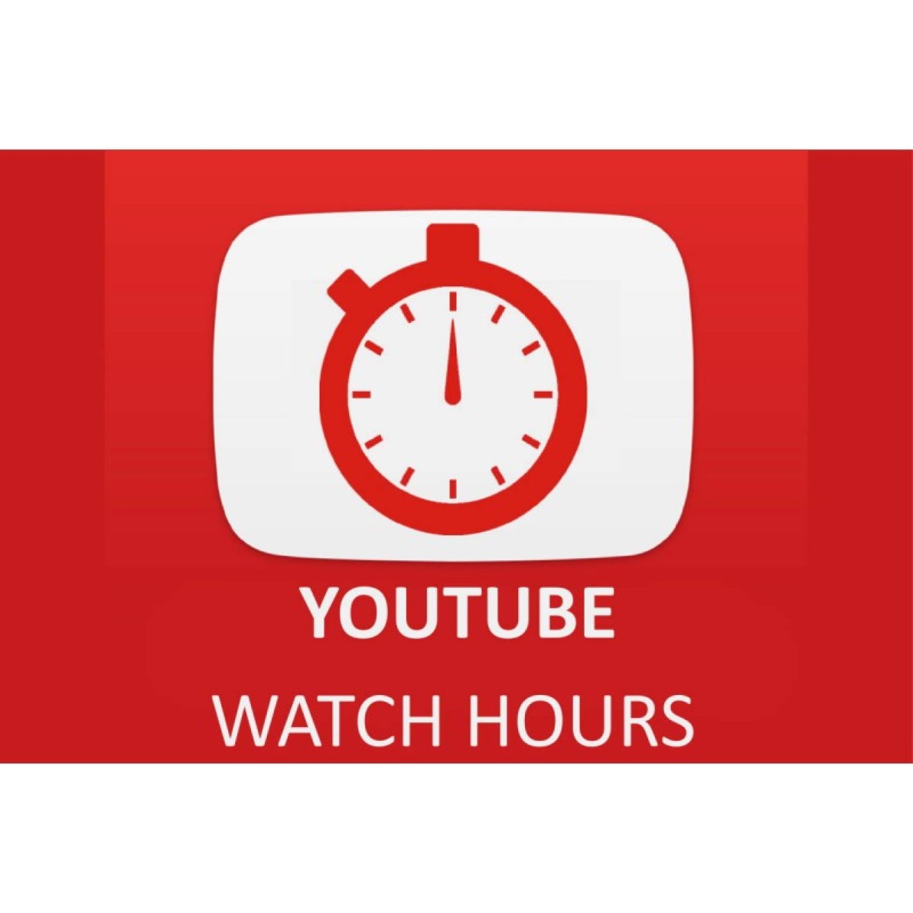 100 YouTube Watch Time Hours für Dich