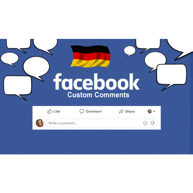 Buy 50 German Facebook Custom Comments