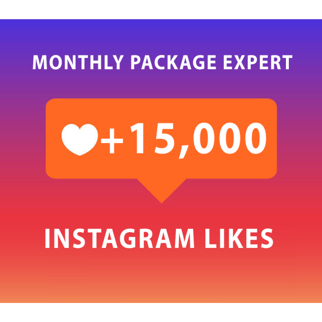 15000 Instagram Likes Monatspaket Expert (30 Tage) kaufen