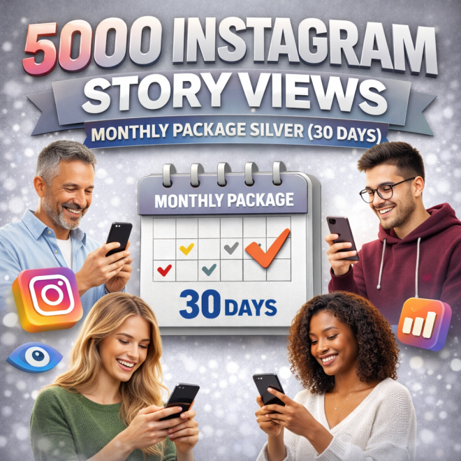 5000 Instagram Story Views Monatspaket Silber (30 Tage) kaufen