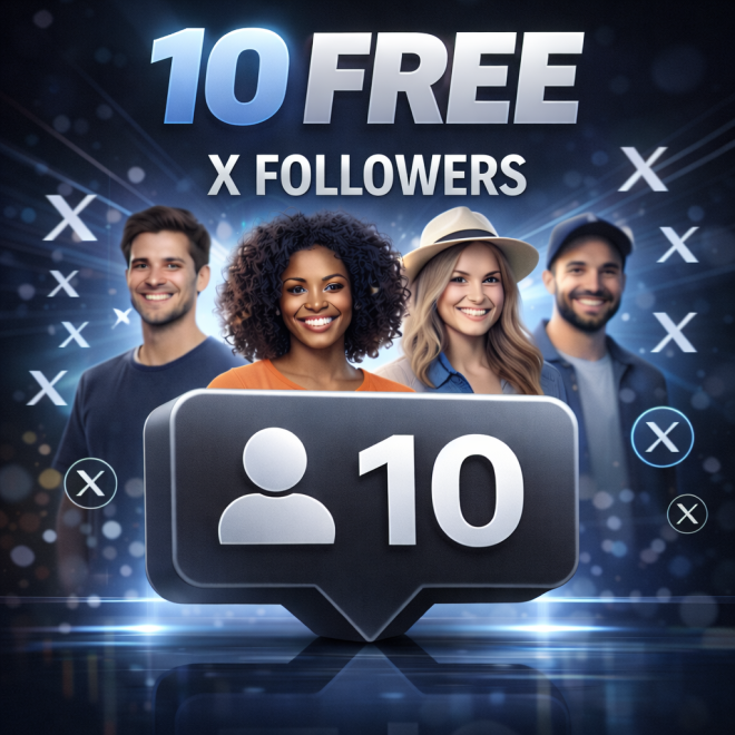 10 Twitter Followers gratis
