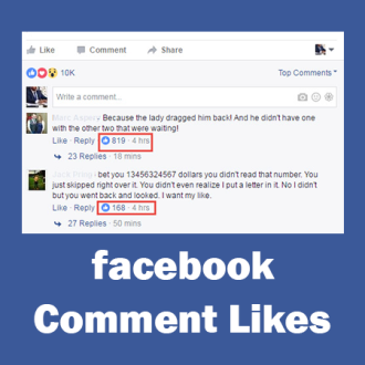 500 Facebook Comment Likes for you