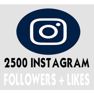 2500+2500 Instagram Abonnenten und Gefällt mir Angaben für Dich