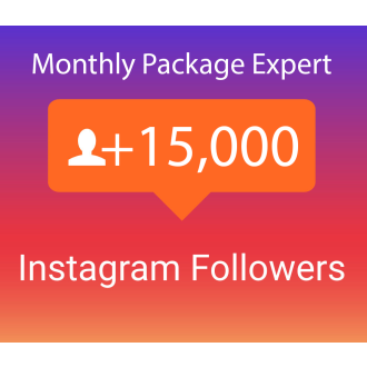 15000 Instagram Followers Monthly Package Expert (30 days)