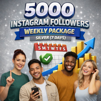 Buy 5000 Instagram Followers Weekly Package Silber (7 days)
