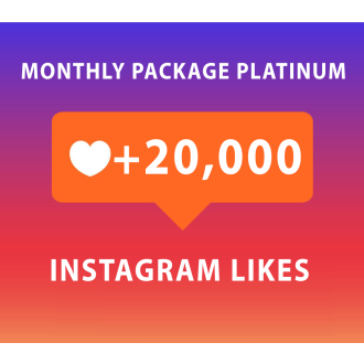 20000 Instagram Likes Monthly Package Platinum (30 days)