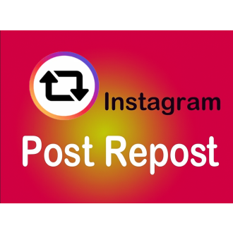 400 Instagram Reposts for you